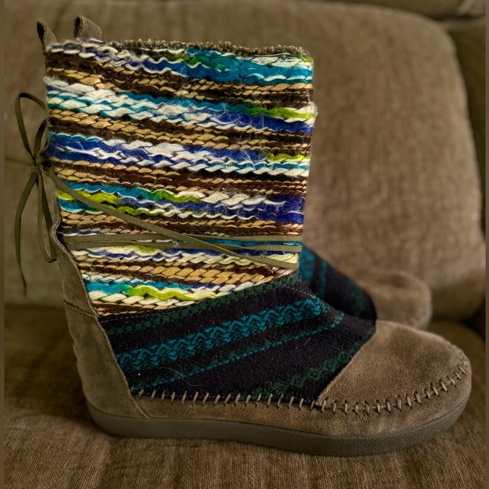 Tom’s Nepal Suede and Textile Boots